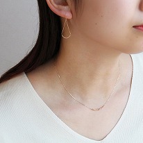 【限定SET】<br />
K10 ピンクゴールド <br />
ネックレス＆ピアス <br />
2点セット No.177&9