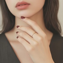 〈8号～10号〉K18ツイストオープンリング No.197